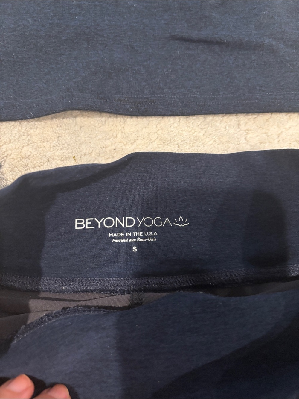 Beyond Yoga Navy High-Waist tennis Skirt & Crop Bra Set small - Picture 2 of 7